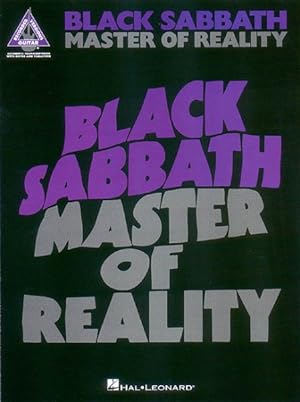 Imagen del vendedor de Black Sabbath : Master of Reality a la venta por GreatBookPrices