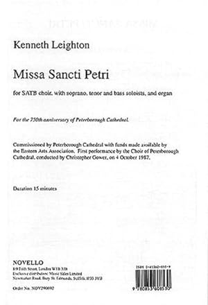 Immagine del venditore per Missa Sancti Petri venduto da GreatBookPrices