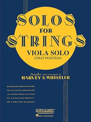 Imagen del vendedor de Solos for Strings - Viola Solo, First Position a la venta por GreatBookPrices