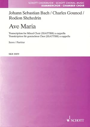 Image du vendeur pour Ave Maria : Ssattbb a Cappella mis en vente par GreatBookPrices