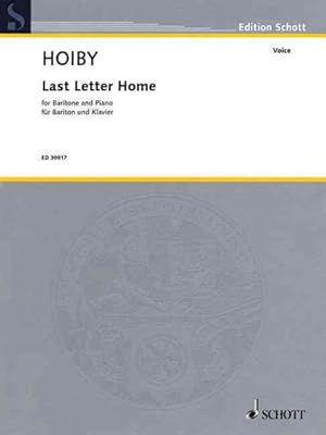 Immagine del venditore per Last Letter Home : Solo Version for Baritone and Piano venduto da GreatBookPrices