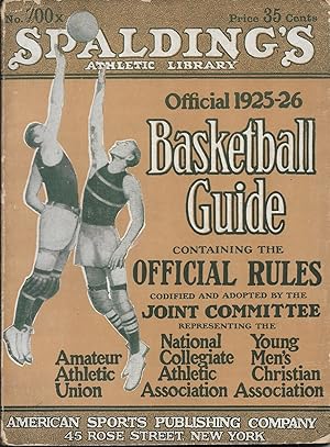 Immagine del venditore per Official 1925-26 Basketball Guide Containing The Official Rules venduto da Willis Monie-Books, ABAA