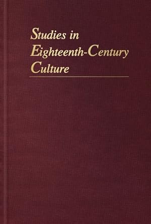 Image du vendeur pour Studies In Eighteenth-Century Culture mis en vente par GreatBookPrices