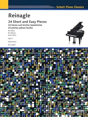 Imagen del vendedor de 24 Short and Easy Pieces for Piano, Op. 1 : Intended First Lessons for the Pianoforte a la venta por GreatBookPricesUK