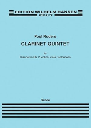 Immagine del venditore per Clarinet Quintet : For Clarinet, 2 Violins, Viola, Cello - Score venduto da GreatBookPrices