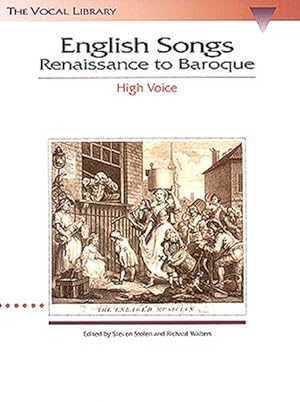 Image du vendeur pour English Songs Renaissance to Baroque : The Vocal Library mis en vente par GreatBookPricesUK