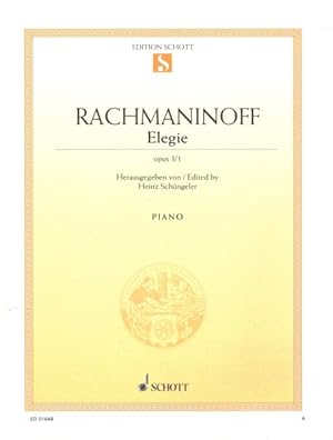 Seller image for Elegie, Op. 3/1, Piano for sale by GreatBookPricesUK