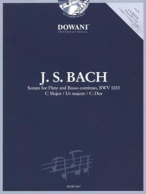 Bild des Verkufers fr Sonata for Flute and Basso Continuo, BWV 1033 in C Major / Ut majeur / C-Dur zum Verkauf von GreatBookPrices