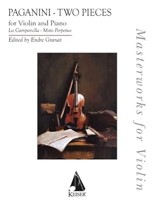 Imagen del vendedor de La Campanella and Moto Perpetu : Masterworks for Violin Series for Violin and Piano: Two Pieces a la venta por GreatBookPrices