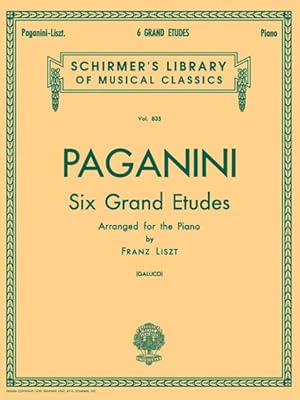 Imagen del vendedor de 6 Grande Etudes After N. Paganini : Piano Solo a la venta por GreatBookPricesUK