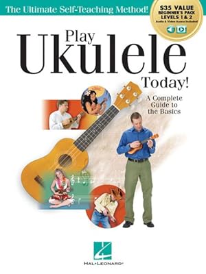 Seller image for Play Ukulele Today! : A Complete Guide to The Basics, Beginner's Pack Levels 1 & 2; Audio & Video Included for sale by GreatBookPrices
