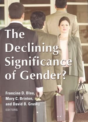 Bild des Verkufers fr Declining Significance of Gender? zum Verkauf von GreatBookPrices