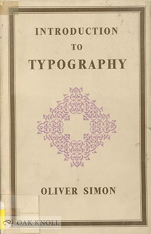 INTRODUCTION TO TYPOGRAPHY.|AN