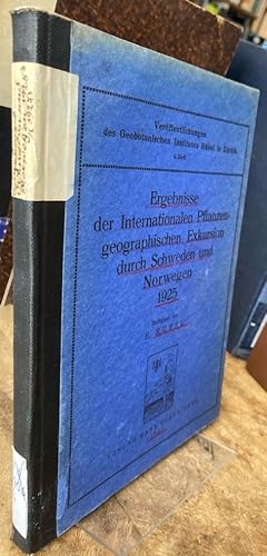 Ergebnisse der Internationalen Pflanzengeographischen Exkursion durch Schweden und Norwegen 1925.