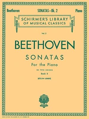 Bild des Verkufers fr Beethoven Sonatas for the Piano : Book 2 zum Verkauf von GreatBookPrices