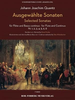 Image du vendeur pour Selected Sonatas Flute and Basso Continuo, Piano : No. 1, 2, 3, 4, 5, 6, 8 mis en vente par GreatBookPrices