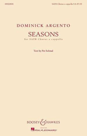 Seller image for Seasons : for SATB Chorus a cappella for sale by GreatBookPrices