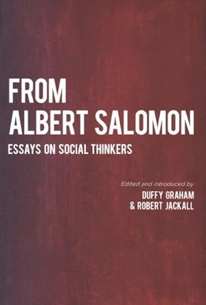 Immagine del venditore per From Albert Salomon : Essays on Social Thinkers venduto da GreatBookPrices