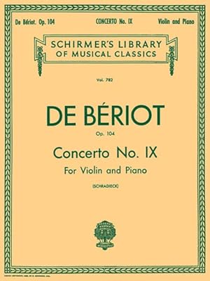 Seller image for Concerto No. 9 in a Minor, Op. 104 : Score and Parts for sale by GreatBookPrices