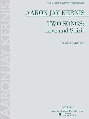 Imagen del vendedor de Two Songs : Love and Spirit for Voice and Piano a la venta por GreatBookPrices