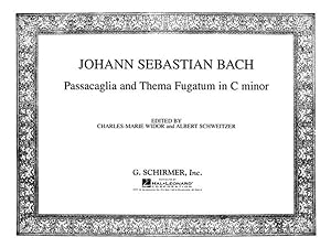 Seller image for Passacaglia Und Thema Fugatum in C Minor : Sheet Music for sale by GreatBookPrices