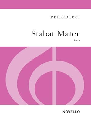 Imagen del vendedor de Stabat Mater : For Soprano & Contralto Soli, SA & Orchestra -Language: latin a la venta por GreatBookPrices