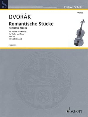 Bild des Verkufers fr Romantic Pieces, Op. 75 Romantische Stucke : For Violin and Piano zum Verkauf von GreatBookPrices