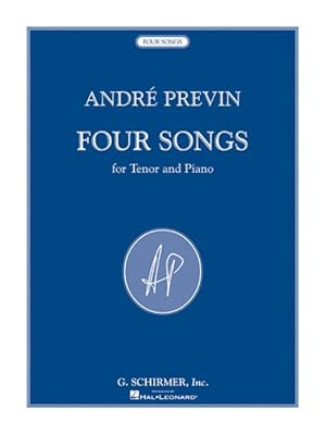 Image du vendeur pour Andre Previn - Four Songs : For Tenor And Piano mis en vente par GreatBookPrices