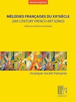 Bild des Verkufers fr 20th Century French Art Song zum Verkauf von GreatBookPrices