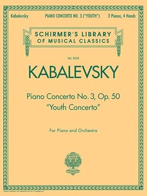 Image du vendeur pour Kabalevsky - Piano Concerto No. 3, Op. 50 'youth Concerto' mis en vente par GreatBookPrices