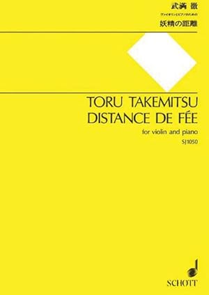 Imagen del vendedor de Distance De Fee : For Violin and Piano a la venta por GreatBookPrices