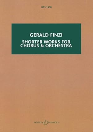 Imagen del vendedor de Shorter Works for Orchestra and Chorus a la venta por GreatBookPrices