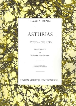 Image du vendeur pour Asturias : Leyenda - Preludio - Guitarra mis en vente par GreatBookPrices