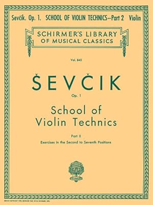 Imagen del vendedor de School of Violin Technics, Op. 1 : Violin Method a la venta por GreatBookPrices