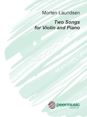 Immagine del venditore per Two Songs : Violin and Piano venduto da GreatBookPrices