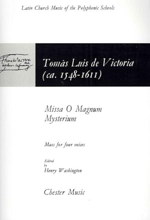 Imagen del vendedor de Missa O Magnum Mysterium : For 4 Voices a la venta por GreatBookPrices