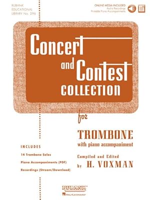 Seller image for Concert and Contest Collection for Trombone for sale by GreatBookPrices