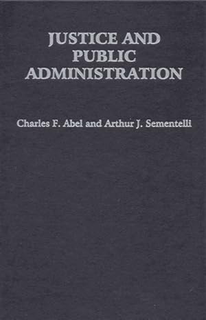 Seller image for Justice and Public Administration for sale by GreatBookPricesUK