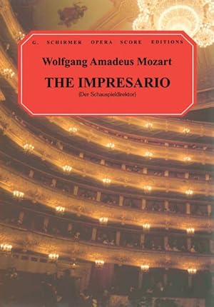 Immagine del venditore per The Impresario : A Comedy With Music in One Act -Language: German venduto da GreatBookPricesUK