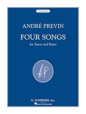 Bild des Verkufers fr Andre Previn - Four Songs : For Tenor And Piano zum Verkauf von GreatBookPricesUK