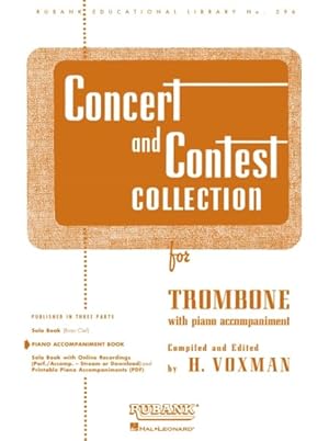 Seller image for Concert and Contest Collection : For Trombone With Piano Accompaniment for sale by GreatBookPricesUK