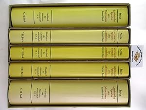 Handbuch zur lateinischen Sprache des Mittelalters . FÜNF (5) Bände. Erster Band : Einleitung Lex...