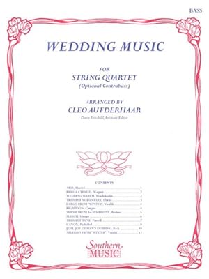 Image du vendeur pour Wedding Music : String Solos & Ensemble/String Quartet mis en vente par GreatBookPricesUK