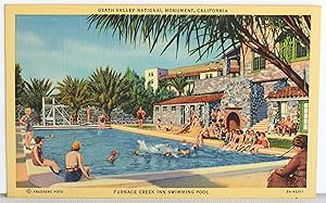 Seller image for Death Valley National Monument, California - Furnace Creek Inn Swimming Pool - Postcard for sale by Argyl Houser, Bookseller