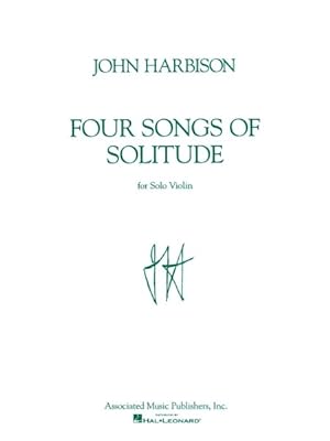 Bild des Verkufers fr Four Songs of Solitude zum Verkauf von GreatBookPrices