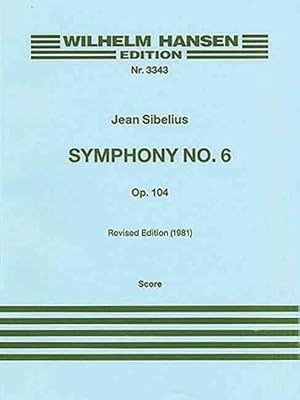 Immagine del venditore per Symphony No. 6 Op. 104 venduto da GreatBookPrices