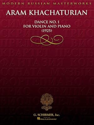 Seller image for Aram Khachaturian : Dance No. 1 for Violin and Piano 1925 for sale by GreatBookPrices