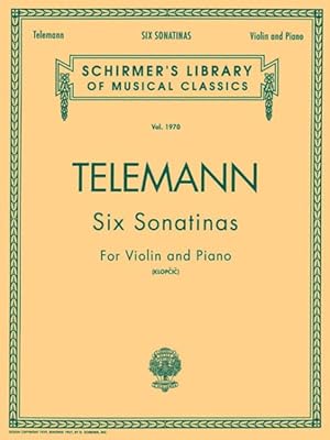 Imagen del vendedor de Six Sonatinas : Violin and Piano a la venta por GreatBookPrices