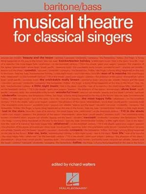 Bild des Verkufers fr Musical Theatre for Classical Singers : Baritone/Bass zum Verkauf von GreatBookPrices