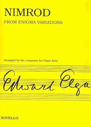 Bild des Verkufers fr Nimrod from Enigma Variations Op. 36 : Arranged for Piano Solo zum Verkauf von GreatBookPrices